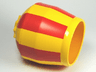 Duplo Cement Mixer Bucket with Red Stripes Pattern