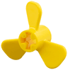 Propeller 3 Blade 3 Diameter with Axle Hole