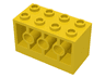 Brick, Modified 2 x 4 x 2 with Holes on Sides