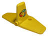 Duplo Airplane Cargo Tail with Box and Arrows and Globe Pattern