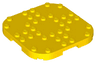Plate, Modified 8 x 8 with Rounded Corners and 4 Feet