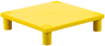 Scala Platform / Table 7 x 7 x 1 1/3 with 4 Legs