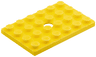Plate, Modified 4 x 6 with Hole