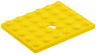 Plate, Modified 5 x 6 with Hole