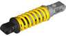 Technic, Shock Absorber 9L with Black and Light Bluish Gray Ends