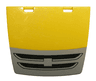 Duplo Car Hood 3 x 4 with Black Grille on Light Bluish Gray Background Pattern