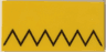 Tile 2 x 4 with Black Zigzag (Homer Simpson's Hair) Pattern