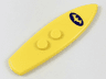 Minifigure, Utensil Surfboard Standard with Dark Purple Batman Logo Pattern