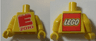 Torso with 'THE BIG E 2010' and LEGO Logo on Back Pattern / Yellow Arms / Yellow Hands