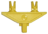 Hinge 1 x 4 Triangle with Two Pins, Locking 1 Finger
