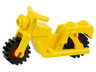 Motorcycle Town with Red Wheels with Black Tires (x81 / 3464c02)