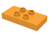 Duplo Tile, Modified 2 x 4 x 1/2 (Thick) with 4 Center Studs