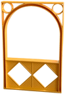 Scala Wall, Arched 18 x 2 x 22 2/3