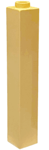 Brick 1 x 1 x 5 - Hollow Stud