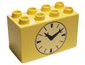 Duplo, Brick 2 x 4 x 2 with Clock Pattern