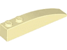 Slope, Curved 6 x 1 with 2 Studs