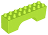Duplo, Brick 2 x 8 x 2 Arch