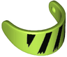 Minifigure, Visor Standard with Black Diagonal Stripes Pattern