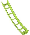 Train, Track Roller Coaster Ramp Large Lower Part, 6 Bricks Elevation