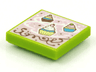 Tile 2 x 2 with BeatBit Album Cover - Cupcakes Pattern