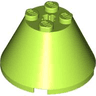 Cone 4 x 4 x 2 with Axle Hole
