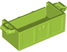 Container, Treasure Chest Bottom with Slots in Back
