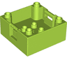 Duplo Container Box 4 x 4 with Studs on Corners