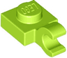 Plate, Modified 1 x 1 with Open O Clip (Horizontal Grip)