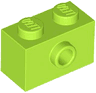 Brick, Modified 1 x 2 with Stud on Side with Bottom Stud Holder