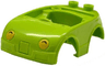 Duplo Car Body with 2 Studs on Back and Yellow Headlights with Black Shadow Pattern (fits over Car Base 2 x 4)