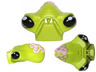 Minifigure, Head, Modified Alien with 2 Fangs, Black Eyes, and Bright Pink Brain Tissue Pattern