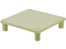 Scala Platform / Table 7 x 7 x 1 1/3 with 4 Legs