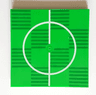 Tile 6 x 6 with Bottom Tubes, Textured Surface with Soccer (Football) Pitch Center Circle Pattern