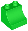 Duplo, Brick 2 x 2 x 1 1/2 Arch Inverted