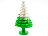 Plant, Tree Pine Large 4 x 4 x 6 2/3 with Marbled White Pattern