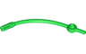 Bar Curved with Axle 1L and 1 x 1 Round Plate End