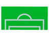 Tile 8 x 16 with Bottom Tubes, Textured Surface with White Soccer Goal and Penalty Area Pattern