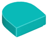 Tile, Round 1 x 1 Half Circle Extended