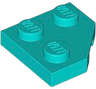 Wedge, Plate 2 x 2  Cut Corner