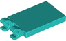 Tile, Modified 2 x 3 with 2 Open O Clips