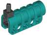 Projectile Launcher, Cannon, Round Bottom with (Same Color) Tip and Black Trigger