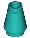Cone 1 x 1 with Top Groove