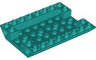 Slope, Inverted 45 6 x 8 Double with 4 Holes and 4 Pin Holes