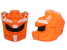 Minifigure, Head, Modified Galaxy Squad Robot with Black Visor and White Forehead Pattern