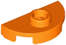 Plate, Round 1 x 2 Half with 1 Stud (Jumper)