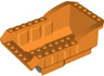 Vehicle, Tipper Bed 12 x 8 x 5 with Fixed Dark Bluish Gray Hinge Plate (18926 / 44570)