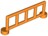 Duplo Fence 1 x 6 x 1 1/2 Railing with 5 Posts