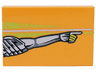 Tile 2 x 3 with Tile 2 x 3 with Lime Stripes, Silver and Dark Silver Toyota Supra MK4 Mechanical Arm and Pointing Hand Pattern Model Right Side