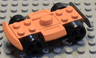 Vehicle, Base 4 x 6 Racer Base with Black Wheels and Light Gray Bumper