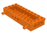Vehicle, Base 4 x 10 x 1 1/3 with 2 x 8 Recessed Center, 4 Pins and Pin Holes